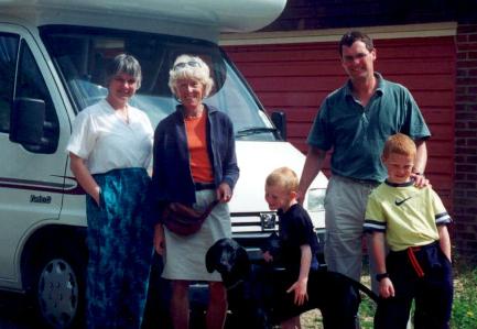 South Coast - Bill, Jane, Oliver & Richard in East Boldre