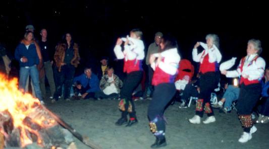 Bufflehead at the bonfire on Muir Beach