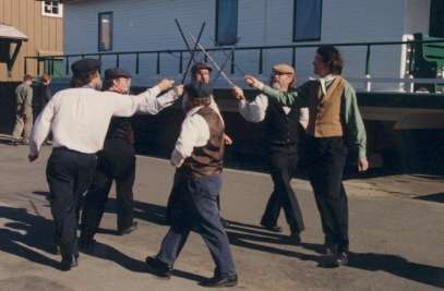 Emperor Norton's Imperial Fire Brigade No.2 at Hyde Street Pier - January 2001