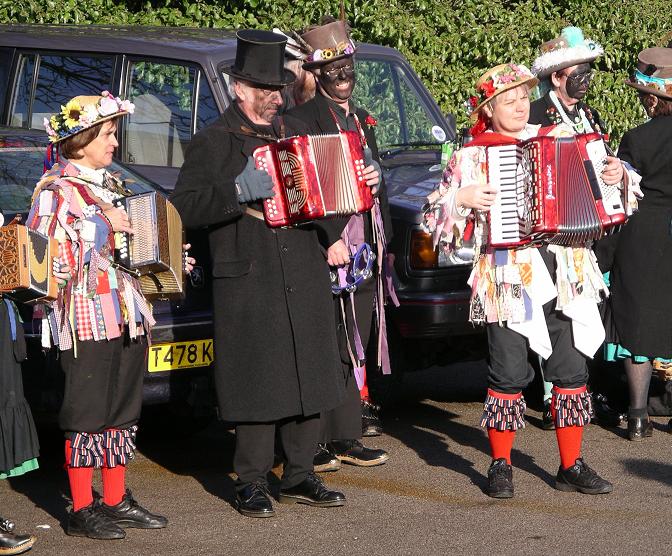 Part of the impromptu surround-sound band for Speed the Plough