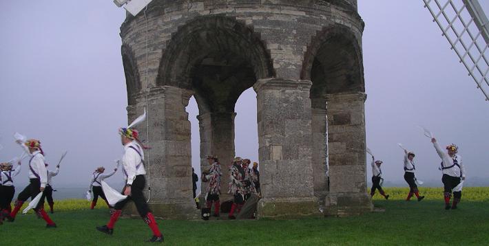 Almost a complete circle around the windmill for the last dance.