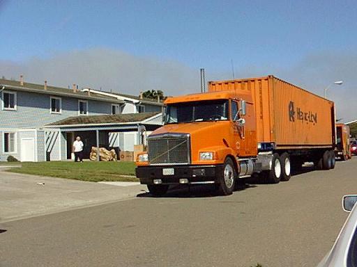 The container is loaded up on Treasure Island