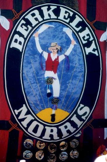 A rare sighting for the Berkeley Morris banner..