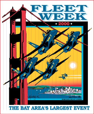 Official poster for Fleet Week 2000