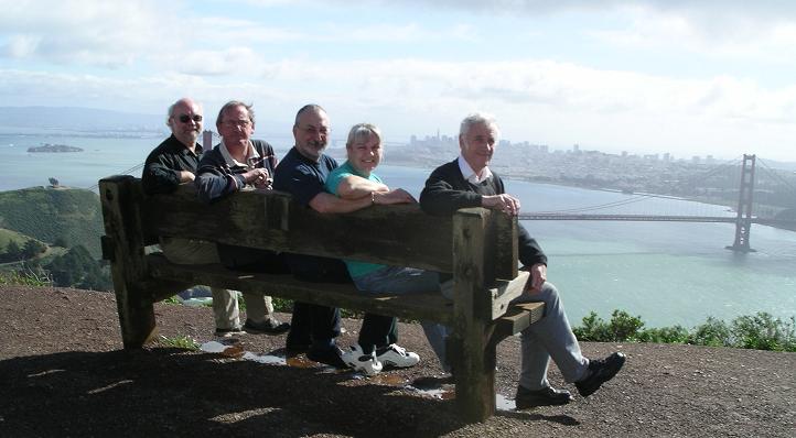 Posing up in the Marin Headlands overlooking the city