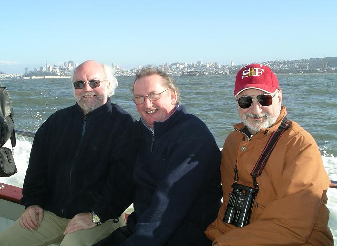 Dave, John and Mike on the boat trip