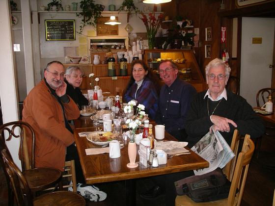 Breakfast with Kalia at Howard's Cafe in Occidental