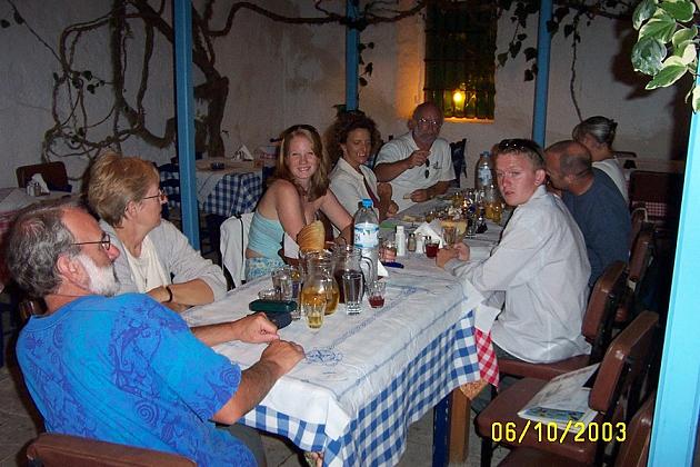 Great food (and mosquitos) at the Lighthouse in Lefkas Town